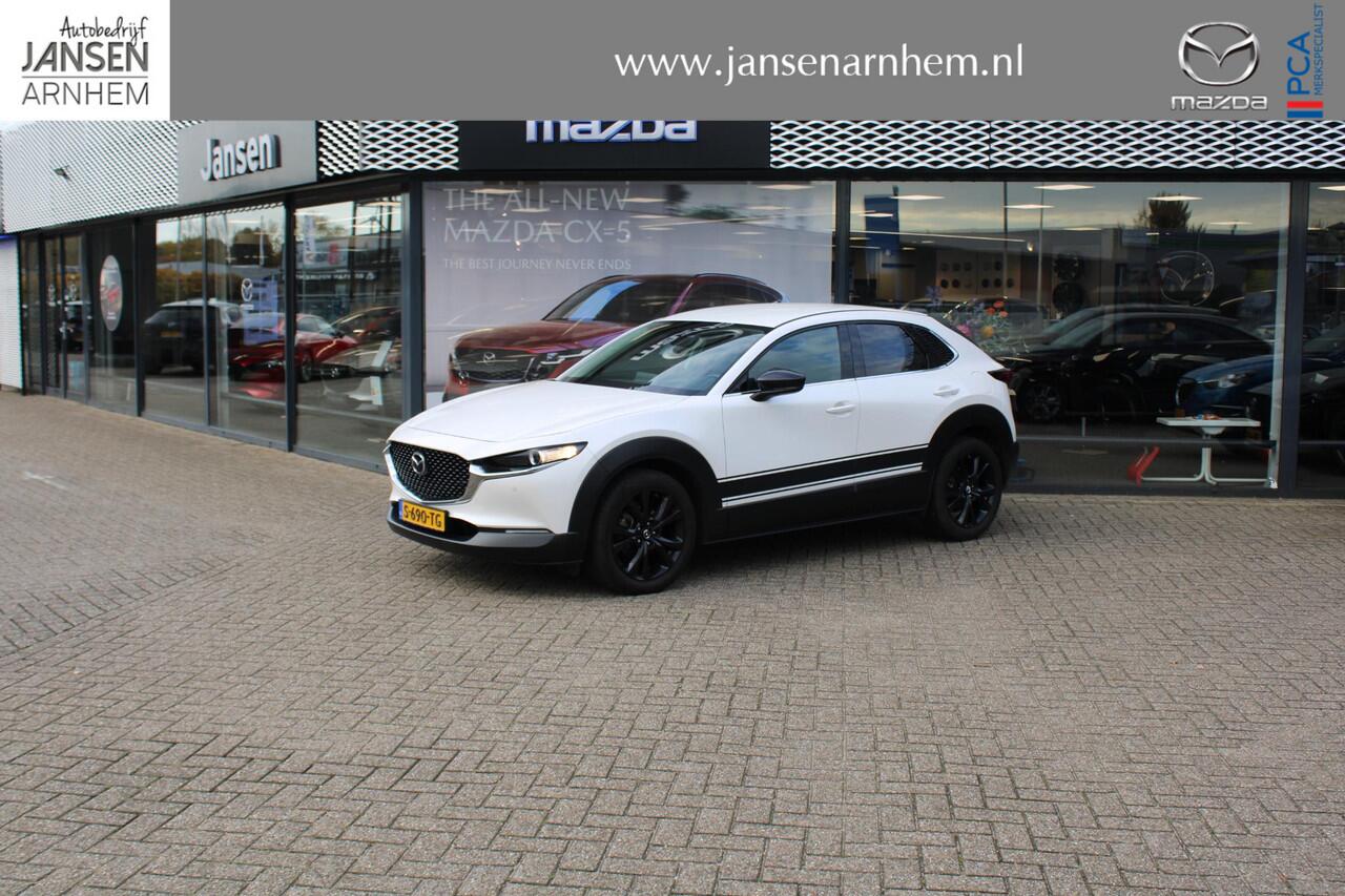 Mazda CX-30 2.0 e-SkyActiv-G 150 Homura , Trekhaak, Navi, Adap.Cruise, Clima, Camera, Apple Carplay, Android Auto, Stoelverwarming, Elek.Achterklep, LMV 18 Inch, PDC, HUD, LKA, BSM
