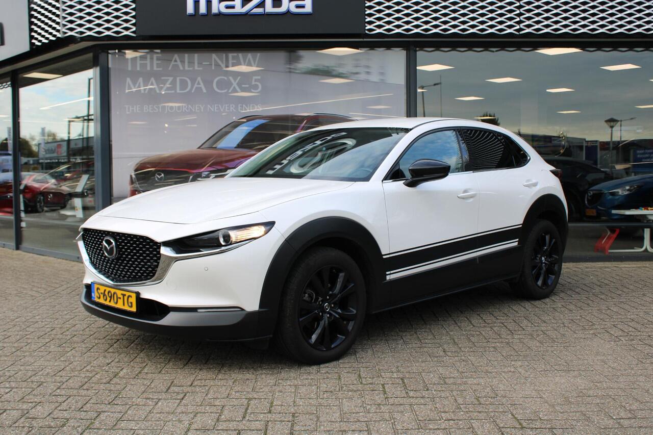 Mazda CX-30 2.0 e-SkyActiv-G 150 Homura , Trekhaak, Navi, Adap.Cruise, Clima, Camera, Apple Carplay, Android Auto, Stoelverwarming, Elek.Achterklep, LMV 18 Inch, PDC, HUD, LKA, BSM