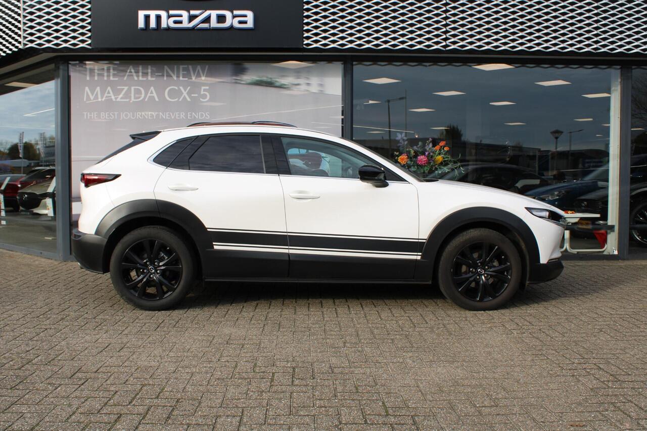 Mazda CX-30 2.0 e-SkyActiv-G 150 Homura , Trekhaak, Navi, Adap.Cruise, Clima, Camera, Apple Carplay, Android Auto, Stoelverwarming, Elek.Achterklep, LMV 18 Inch, PDC, HUD, LKA, BSM