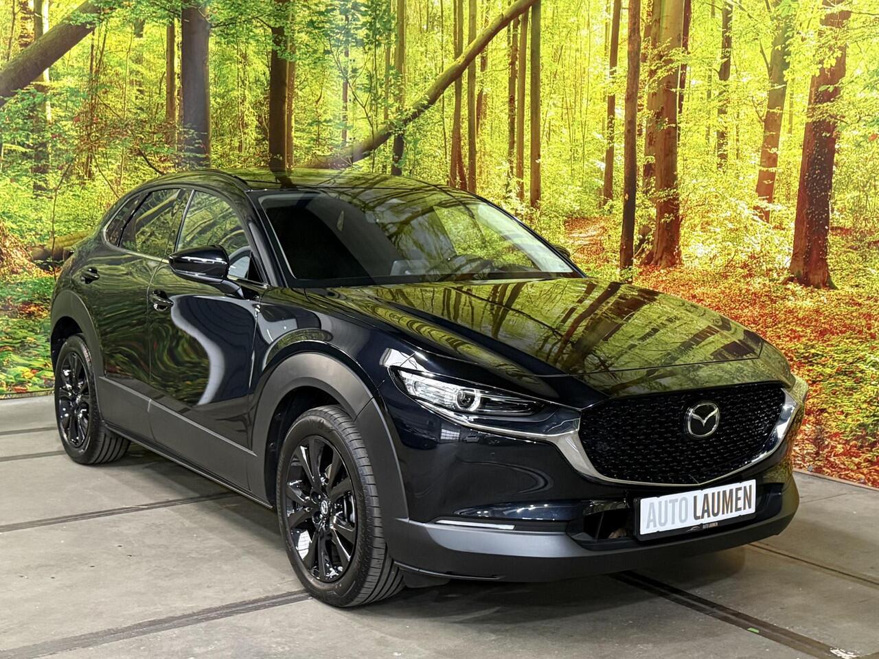 Mazda CX-30 2.0 e-SkyActiv-G M Hybrid Homura Automaat Head Up ACC Elek. Klep Navi Camera Keyless 18 Inch Stoelverw.