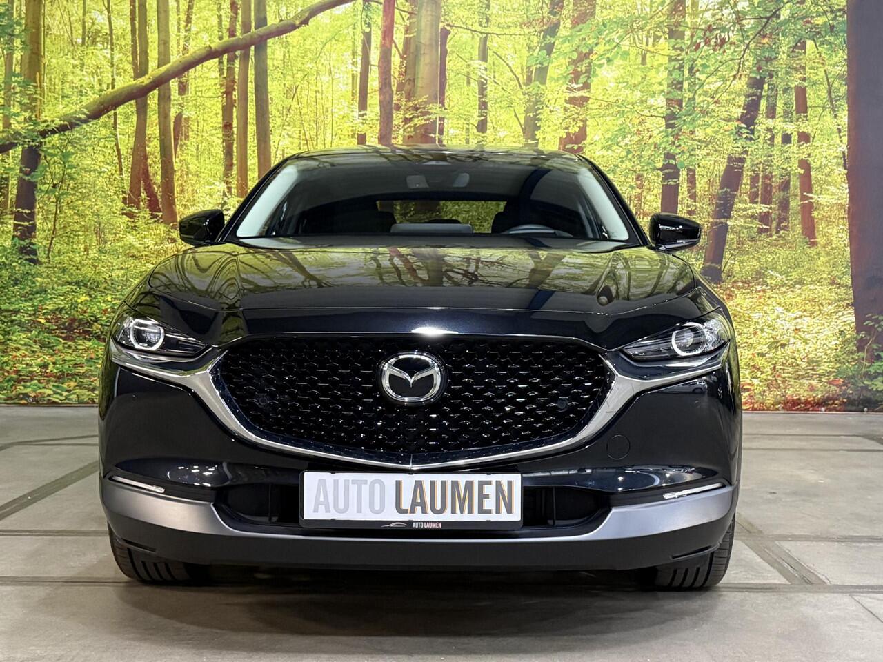 Mazda CX-30 2.0 e-SkyActiv-G M Hybrid Homura Automaat Head Up ACC Elek. Klep Navi Camera Keyless 18 Inch Stoelverw.