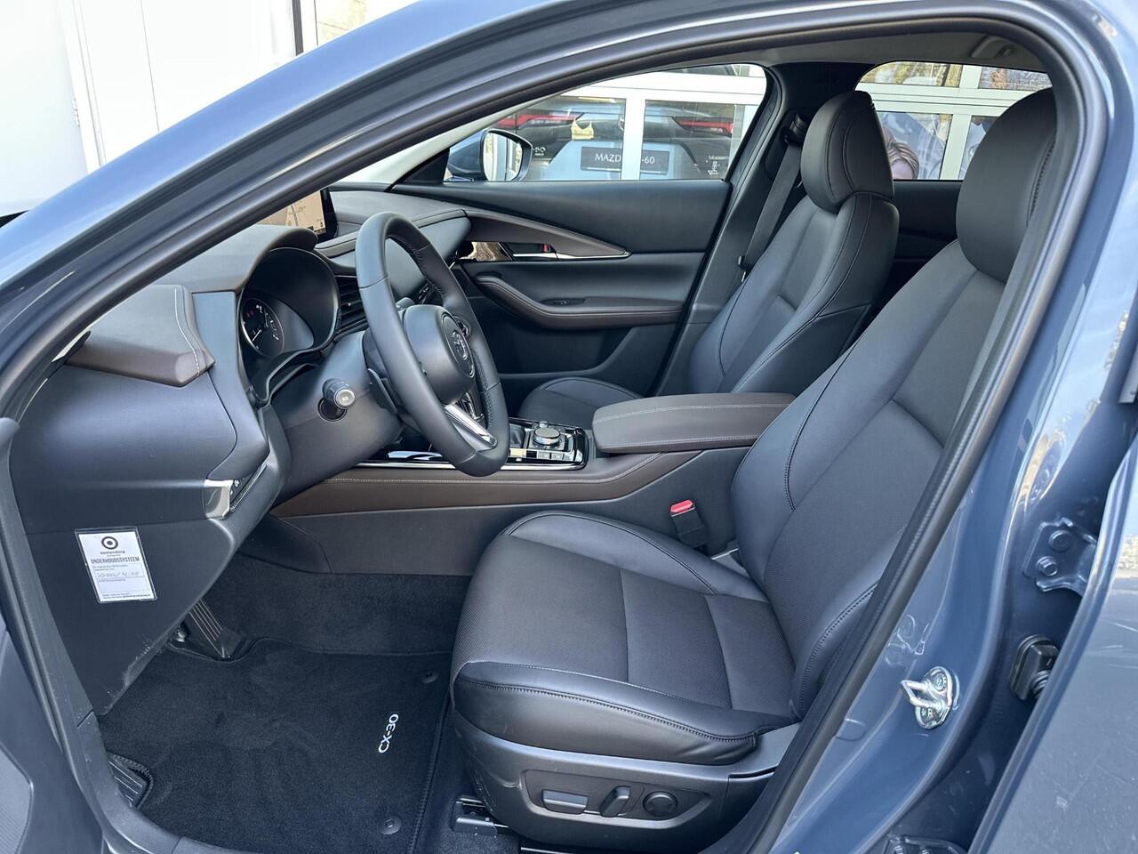 Mazda CX-30 2.5 e-SkyActiv-G M Hybrid Takumi AUTOMAAT | Navigatie | Apple CarPlay/Android auto | 360 Camera | Leder