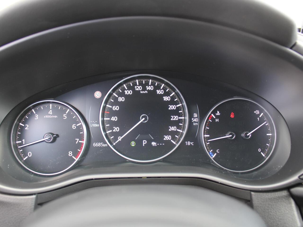 Mazda CX-30 2.0 e-SkyActiv-X M Hybrid Homura | Camera | Cruise adapt. | Stoelverwarming | 18" LM | Elek. achterklep | HUD | LED |