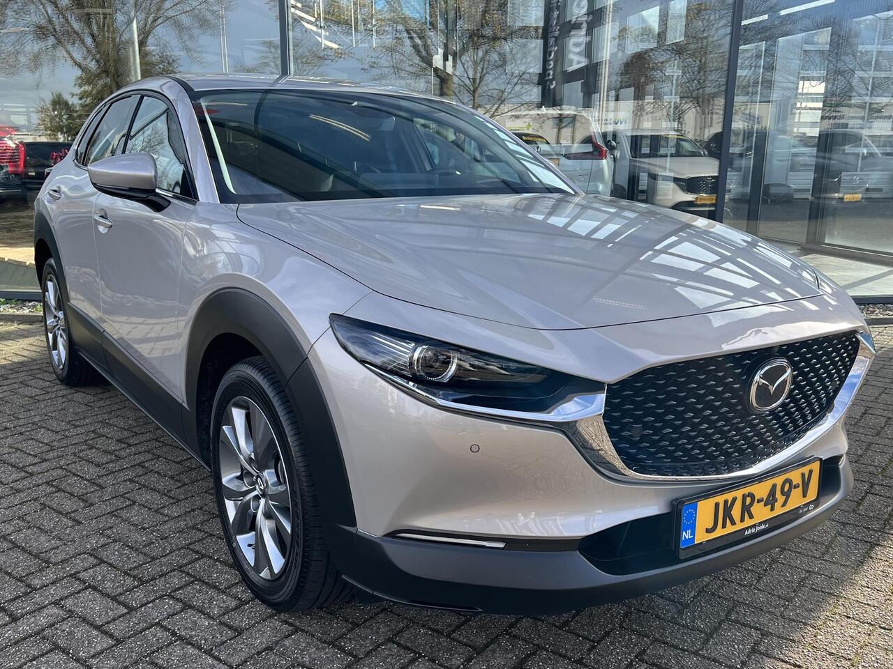 Mazda CX-30 2.5 e-SkyActiv-G M Hybrid Takumi | AUTOMAAT |LEDER | Bose AUDIO | 360 CAMERA | EL.A.KLEP | Bijna NIEUWE AUTO | ¤ 8.500,- voordeel!!!