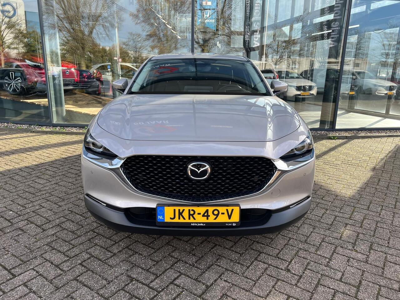 Mazda CX-30 2.5 e-SkyActiv-G M Hybrid Takumi | AUTOMAAT |LEDER | Bose AUDIO | 360 CAMERA | EL.A.KLEP | Bijna NIEUWE AUTO | ¤ 8.500,- voordeel!!!