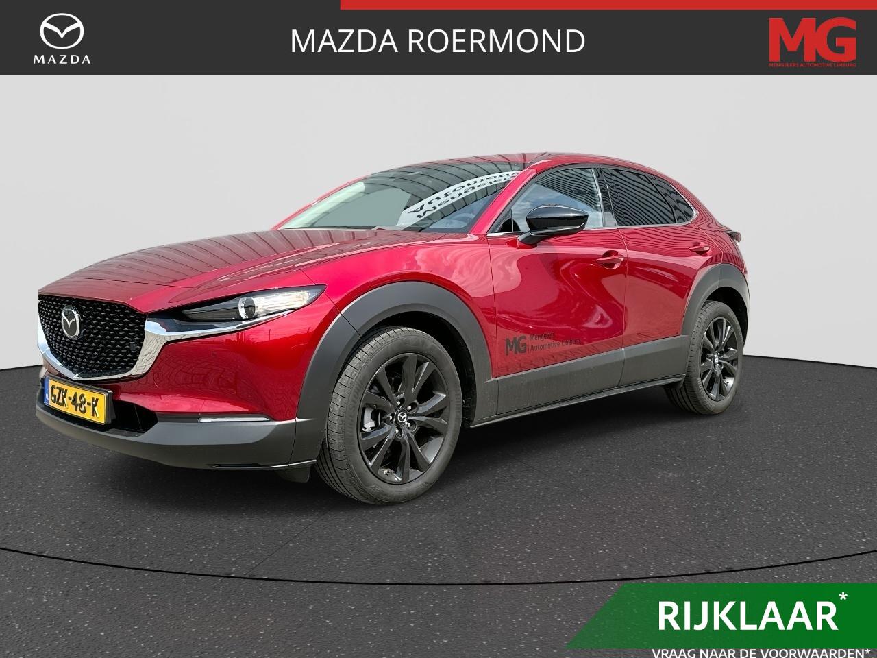 Mazda CX-30 2.5 e-SkyActiv-G 140 PK M Hybrid Homura | Rijklaar | Apple carplay | Parkeercensoren | Stoelverwarming