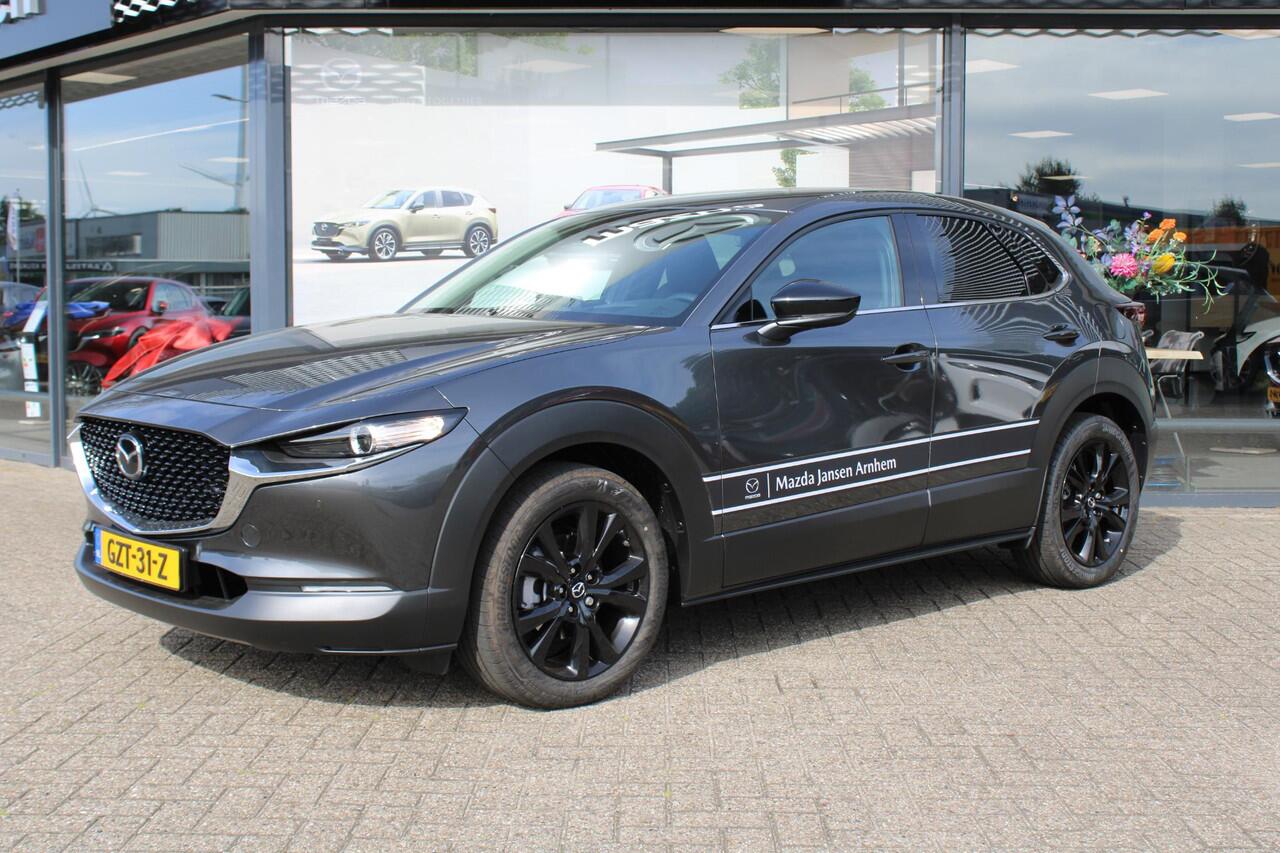 Mazda CX-30 2.0 e-SkyActiv-X 186 M Hybrid Homura , Demovoordeel ¤ 7.890,-, Automaat, Navi, Adap.Cruise, Clima, Apple Carplay, Camera, PDC, HUD, Stoelverwarming, 18" LMV