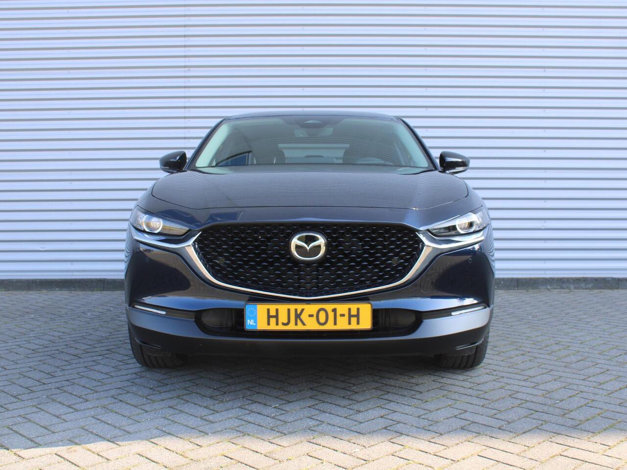 Mazda CX-30 2.0 e-SkyActiv-X M Hybrid Homura | Camera | Cruise adapt. | Stoelverwarming | 18" LM | Elek. achterklep | HUD | LED | BTW auto |