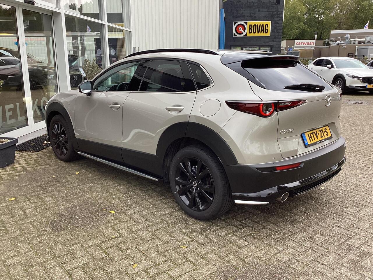 Mazda CX-30 2.0 e-SkyActiv-X M Hybrid Homura 186 PK motor / Aeropakket / Dorpelbeschermers/ Sportpakket/ Navigatie/ Apple Carplay/ Android Auto/ Automaat