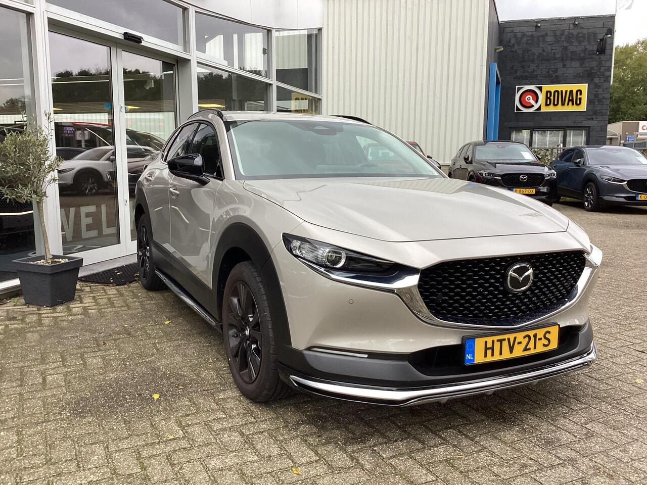 Mazda CX-30 2.0 e-SkyActiv-X M Hybrid Homura 186 PK motor / Aeropakket / Dorpelbeschermers/ Sportpakket/ Navigatie/ Apple Carplay/ Android Auto/ Automaat