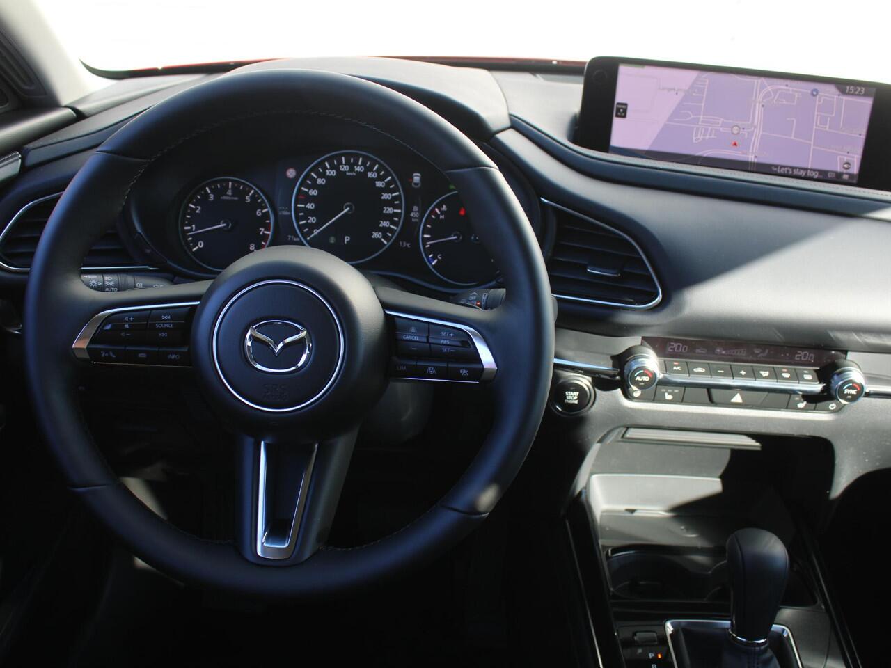 Mazda CX-30 2.5 e-SkyActiv-G M Hybrid Exc-l Bns Edition | Stuur-/stoelverwarming | 360 Camera | HUD | 18" LM | Dodehoek detectie | Cruise adapt. | LED |