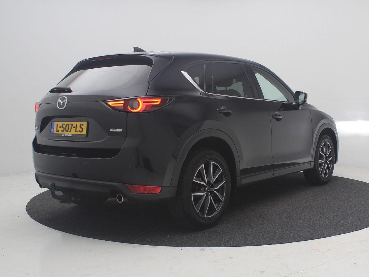 Mazda CX-5 2.5 SkyActiv-G 194PK GT-M 4WD AUTOMAAT / Stoel en Stuur Verwarming / Trekhaak / 2000kg Trekgewicht / Adaptieve Cruise / Elektrische Voorstoelen / Historie Bekend / HUD Display / Navigatie /