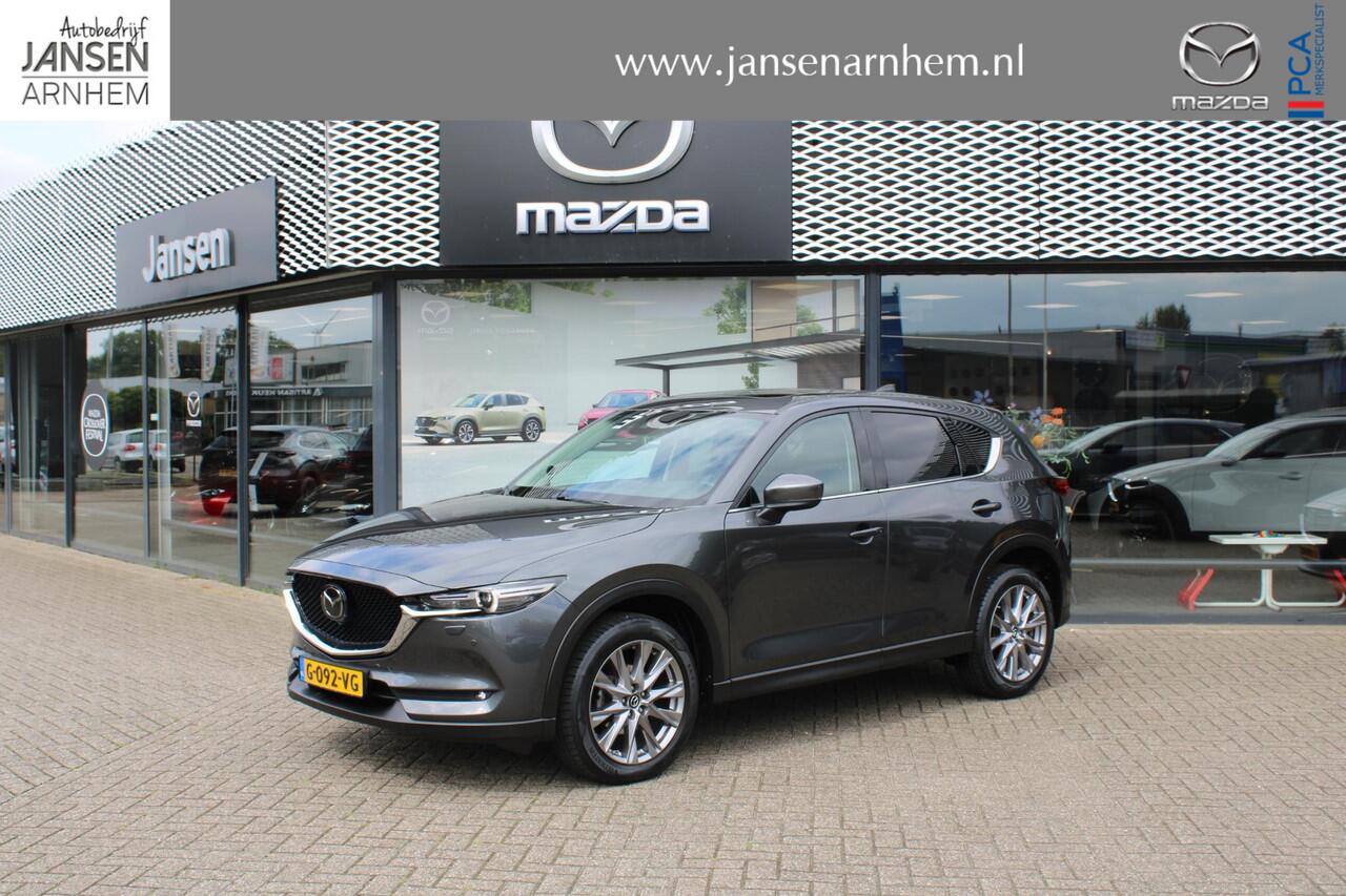 Mazda CX-5 2.5 SkyActiv-G 194 Luxury , Automaat, Leder, Bose, HUD, 360 Camera, Adap. Cruise, Stoelventilatie, Stoelverwarming, Stuurverwarming, LMV 19 Inch, Schuif/kanteldak, Navi, Apple Carplay