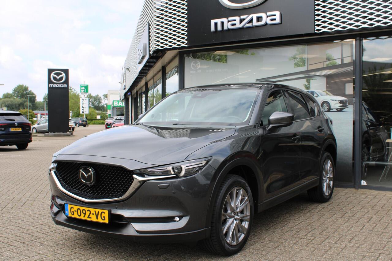 Mazda CX-5 2.5 SkyActiv-G 194 Luxury , Automaat, Leder, Bose, HUD, 360 Camera, Adap. Cruise, Stoelventilatie, Stoelverwarming, Stuurverwarming, LMV 19 Inch, Schuif/kanteldak, Navi, Apple Carplay