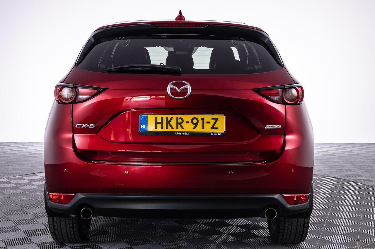 Mazda CX-5 2.0 SkyActiv-G 165 Signature | AUTOMAAT | APPLE CARPLAY | LEDER | BOSE AUDIO | 360 CAMERA | HEAD UP | ADAPTIEF CRUISE CONTROL | DODEHOEK DETECTIE |