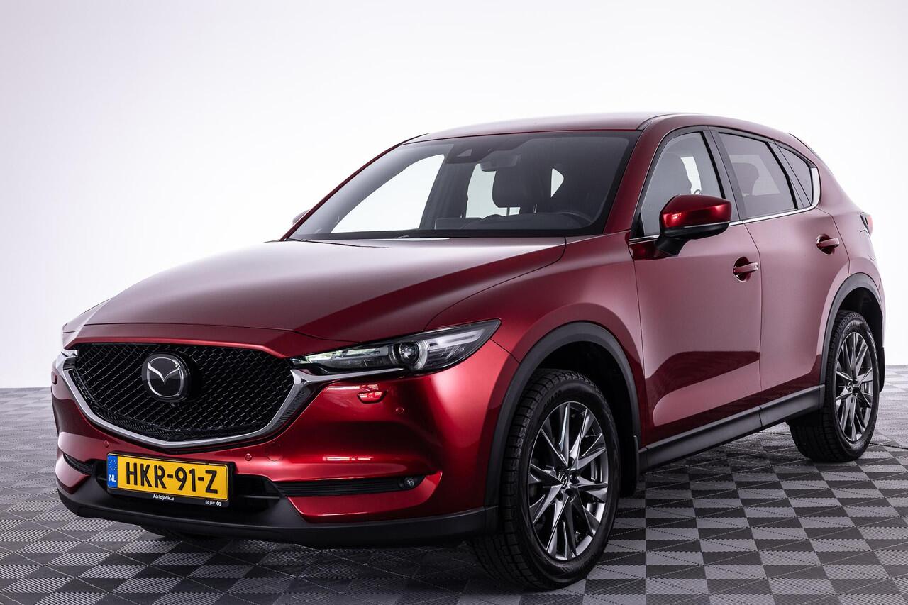 Mazda CX-5 2.0 SkyActiv-G 165 Signature | AUTOMAAT | APPLE CARPLAY | LEDER | BOSE AUDIO | 360 CAMERA | HEAD UP | ADAPTIEF CRUISE CONTROL | DODEHOEK DETECTIE |