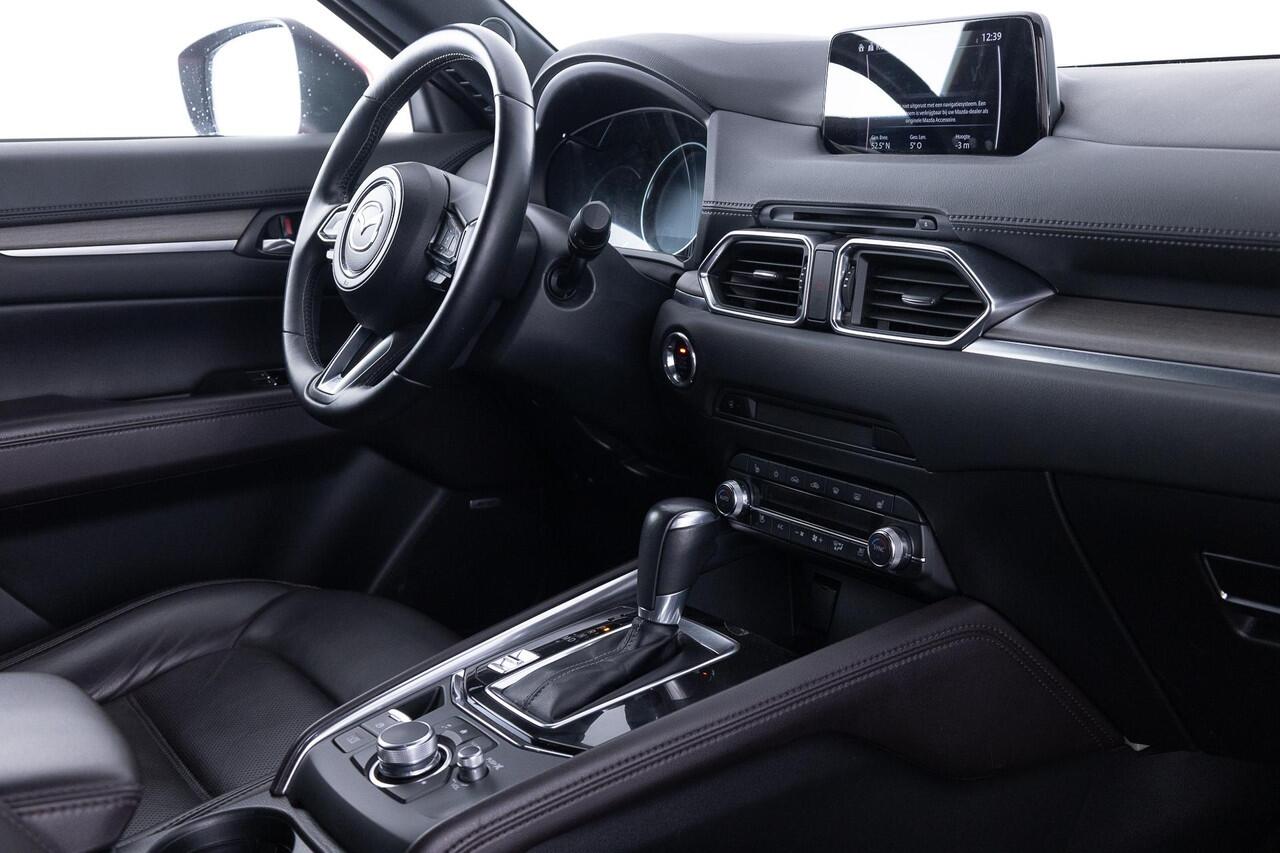 Mazda CX-5 2.0 SkyActiv-G 165 Signature | AUTOMAAT | APPLE CARPLAY | LEDER | BOSE AUDIO | 360 CAMERA | HEAD UP | ADAPTIEF CRUISE CONTROL | DODEHOEK DETECTIE |