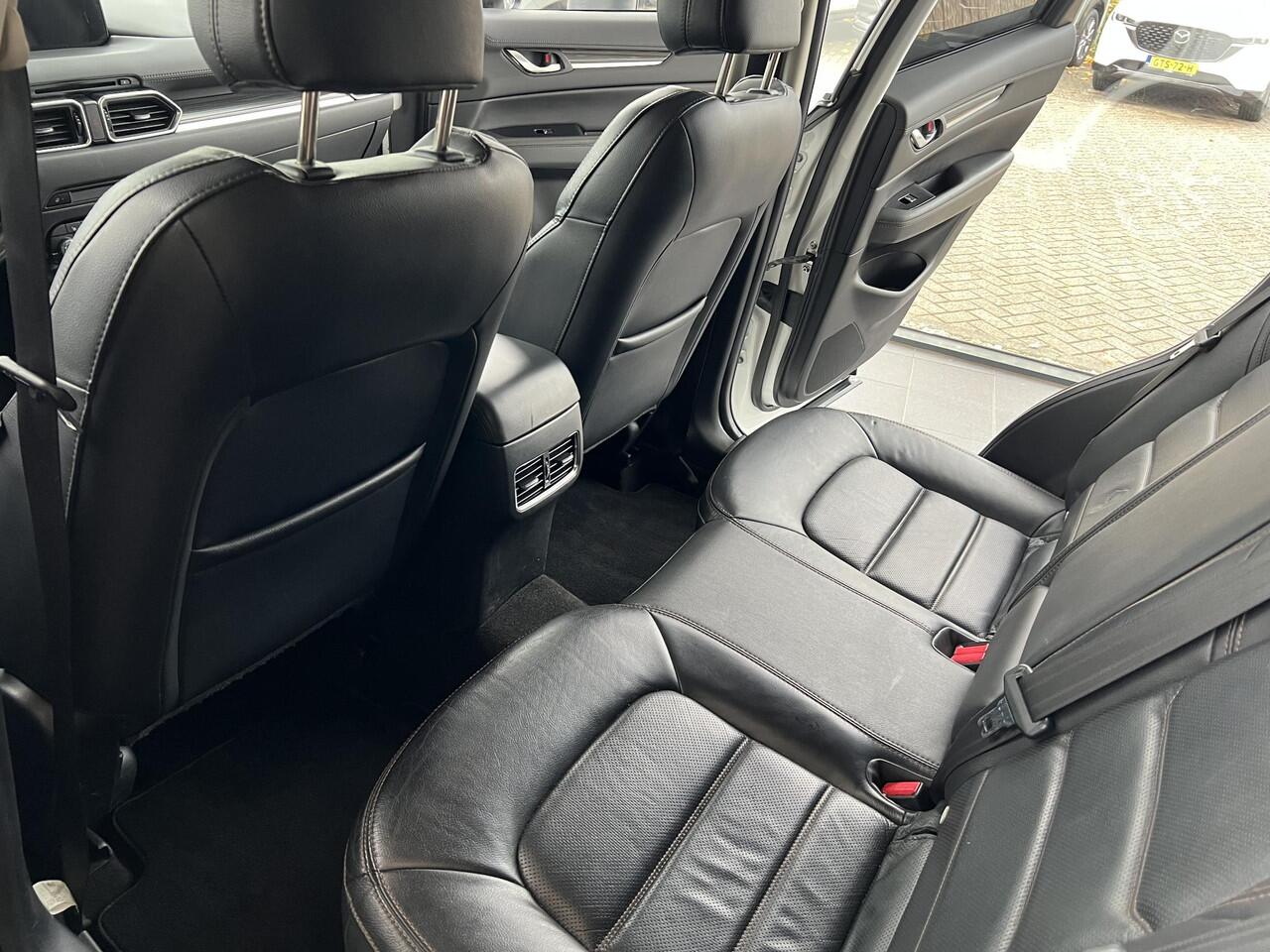 Mazda CX-5 2.0 SkyActiv-G 165 Luxury AUTOMAAT | TREKHAAK | 360gr CAMERA | EL. A.KLEP | Bose AUDIO | LEDER | STOEL VERWARMING en VENTILATIE | NED.AUTO | DELAER ONDERHOUDEN