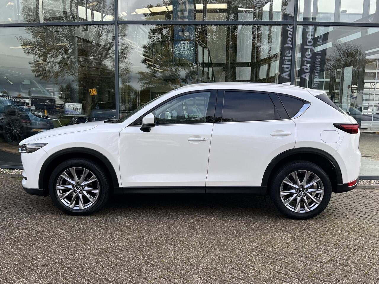 Mazda CX-5 2.0 SkyActiv-G 165 Luxury AUTOMAAT | TREKHAAK | 360gr CAMERA | EL. A.KLEP | Bose AUDIO | LEDER | STOEL VERWARMING en VENTILATIE | NED.AUTO | DELAER ONDERHOUDEN