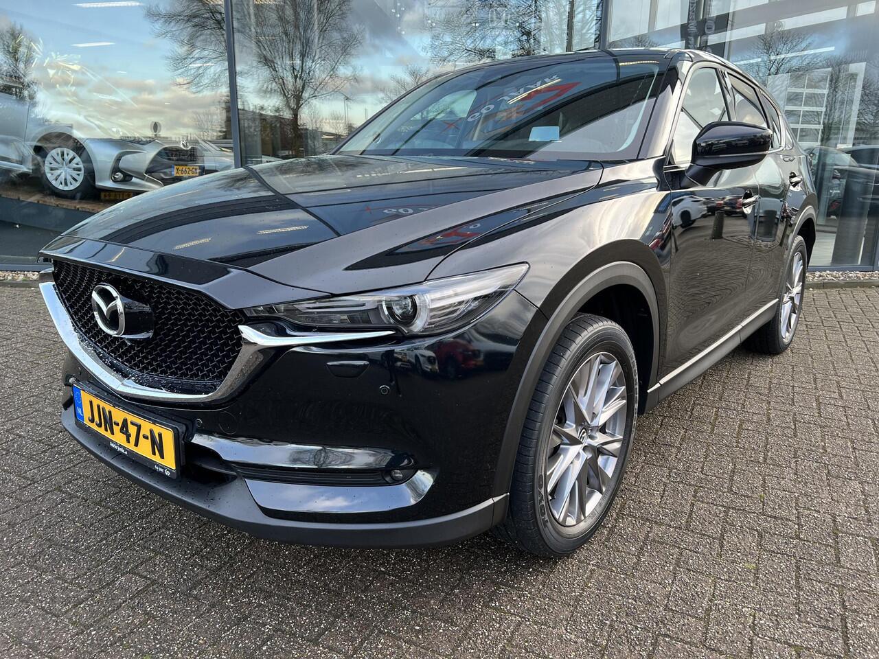 Mazda CX-5 2.0 SkyActiv-G 165 Luxury | TREKHAAK | HEAD-UP DISPLAY | LEDER | BOSE | 360 CAMERA | 19' LMV | APPLE CARPLAY | ANDROID AUTO | STUUR & STOELVERWARMING