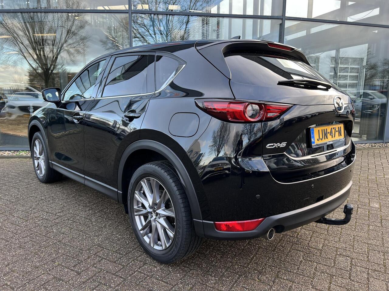 Mazda CX-5 2.0 SkyActiv-G 165 Luxury | TREKHAAK | HEAD-UP DISPLAY | LEDER | BOSE | 360 CAMERA | 19' LMV | APPLE CARPLAY | ANDROID AUTO | STUUR & STOELVERWARMING
