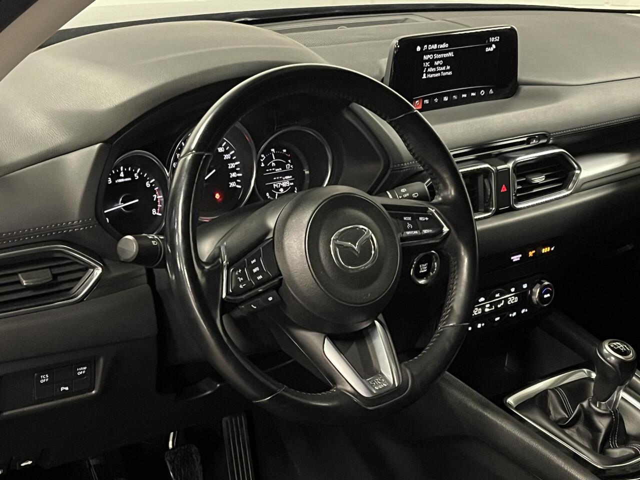 Mazda CX-5 2.0 SkyActiv-G 165 Skylease+ Trekhaak | Cruise-/Climate control | Stuur-/Stoelverwarming | Navigatie | DAB | 19" wielen