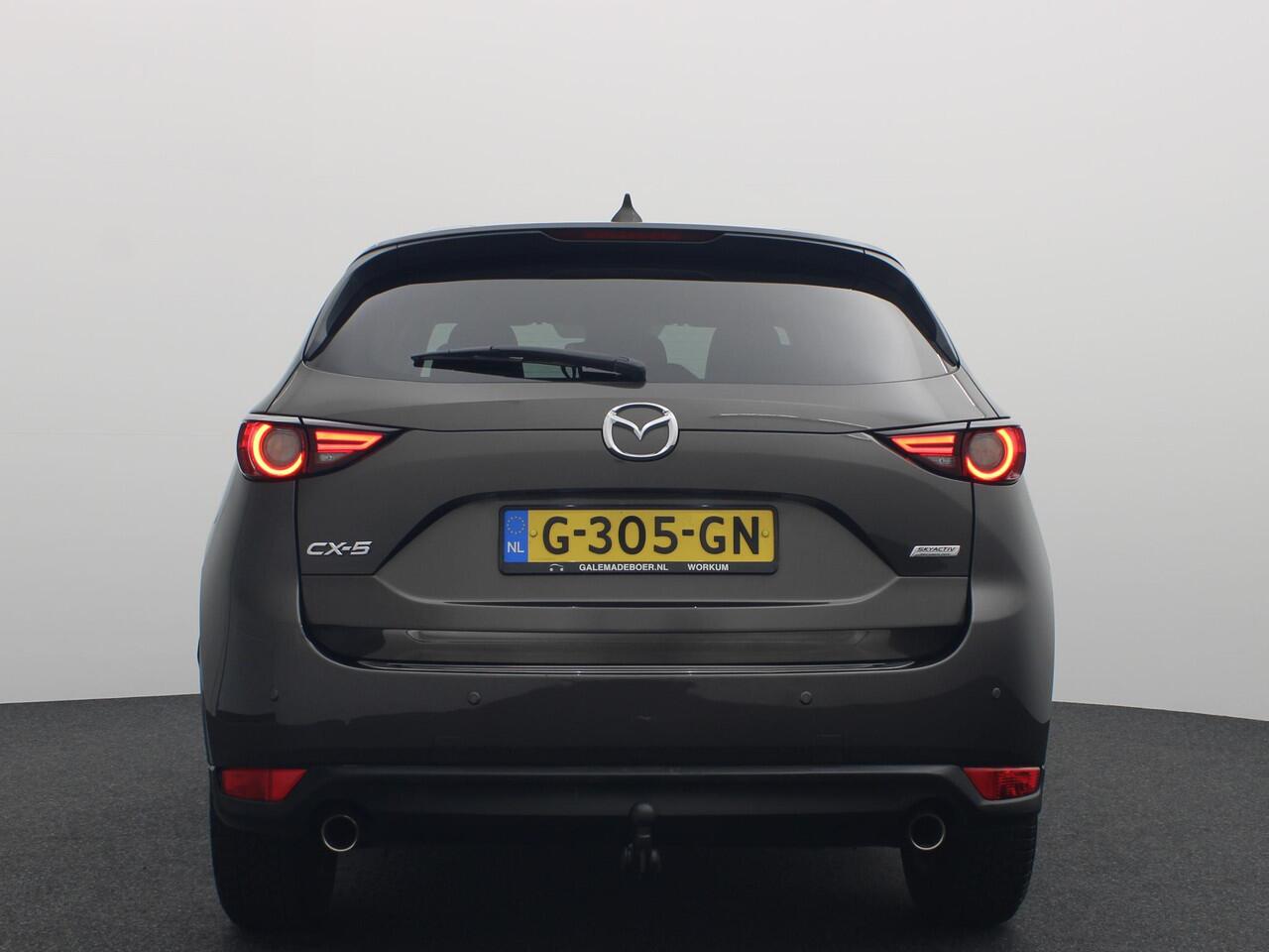 Mazda CX-5 2.0 SkyActiv-G 165 Business Comfort AUTOMAAT / TREKHAAK / BOSE / CARPLAY / FULL LED / LEDER / STOELVERW / STUURVERW / NL-AUTO