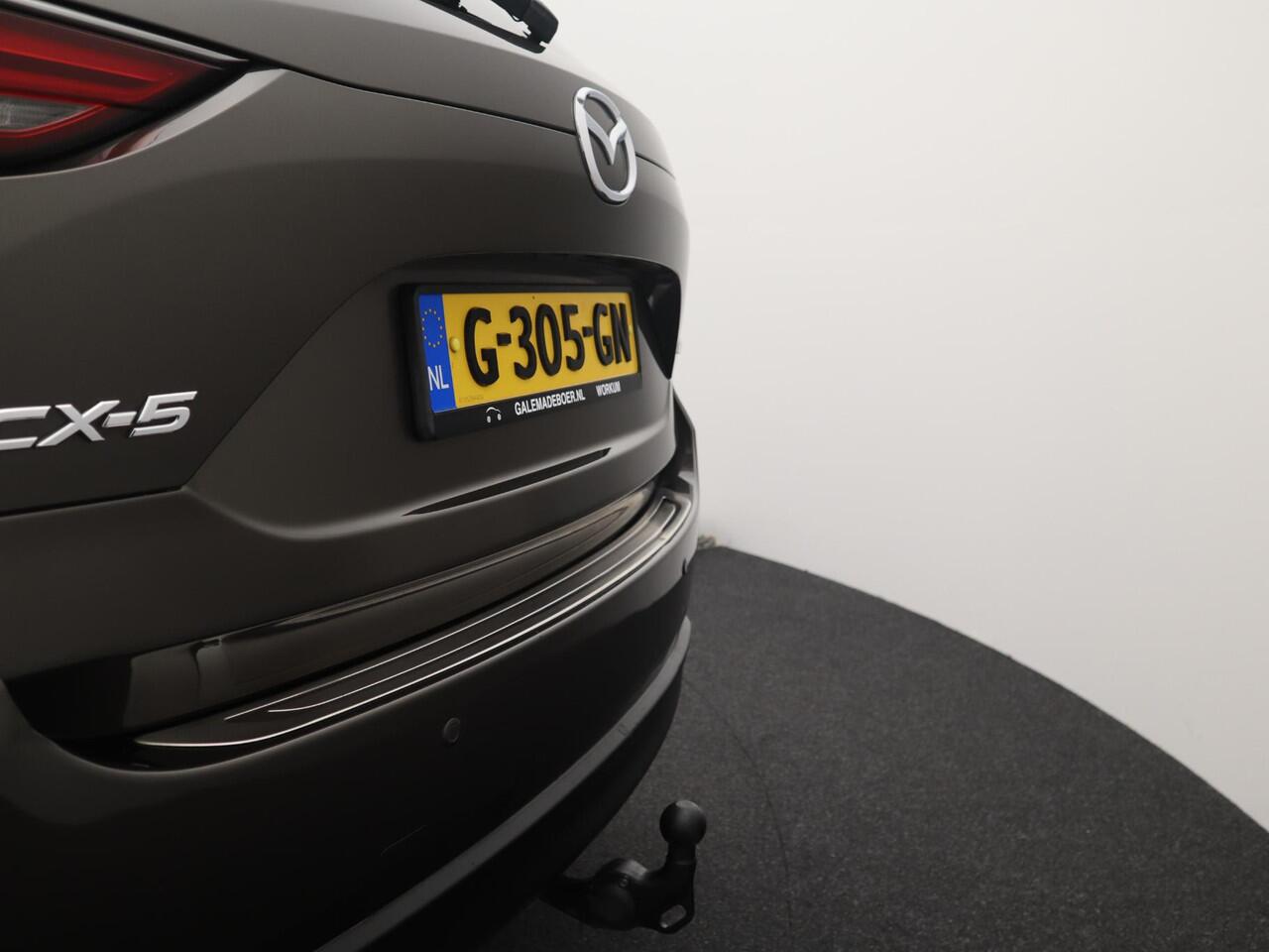 Mazda CX-5 2.0 SkyActiv-G 165 Business Comfort AUTOMAAT / TREKHAAK / BOSE / CARPLAY / FULL LED / LEDER / STOELVERW / STUURVERW / NL-AUTO