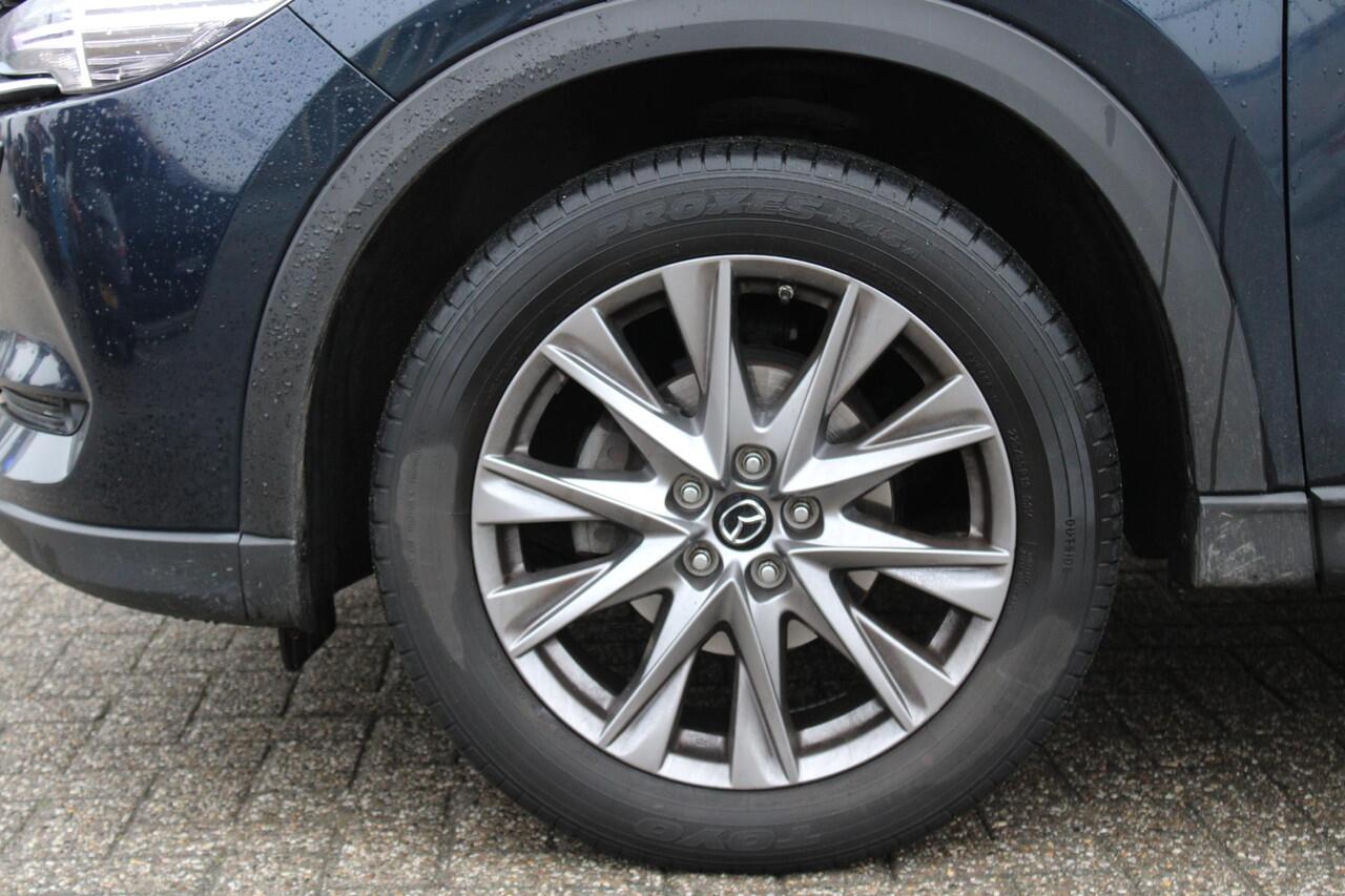 Mazda CX-5 2.5 SkyActiv-G 194 Luxury , Automaat, Trekhaak, Wit Leder, Schuifdak, 360 camera, Clima, Adap.Cruise, Apple Carplay, Android Auto, Stoel/Stuurverwarming, Stoelventilatie, Bose, LMV 19 Inch, HUD, PDC, LKA,