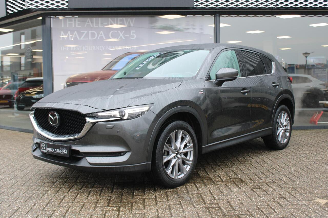 Mazda CX-5 2.5 SkyActiv-G 194 Luxury , Automaat, Trekhaak, Leder, Adap.Cruise, 360 Camera, Bose, HUD, Apple Carplay, Stuur/Stoelverwarming/Ventilatie