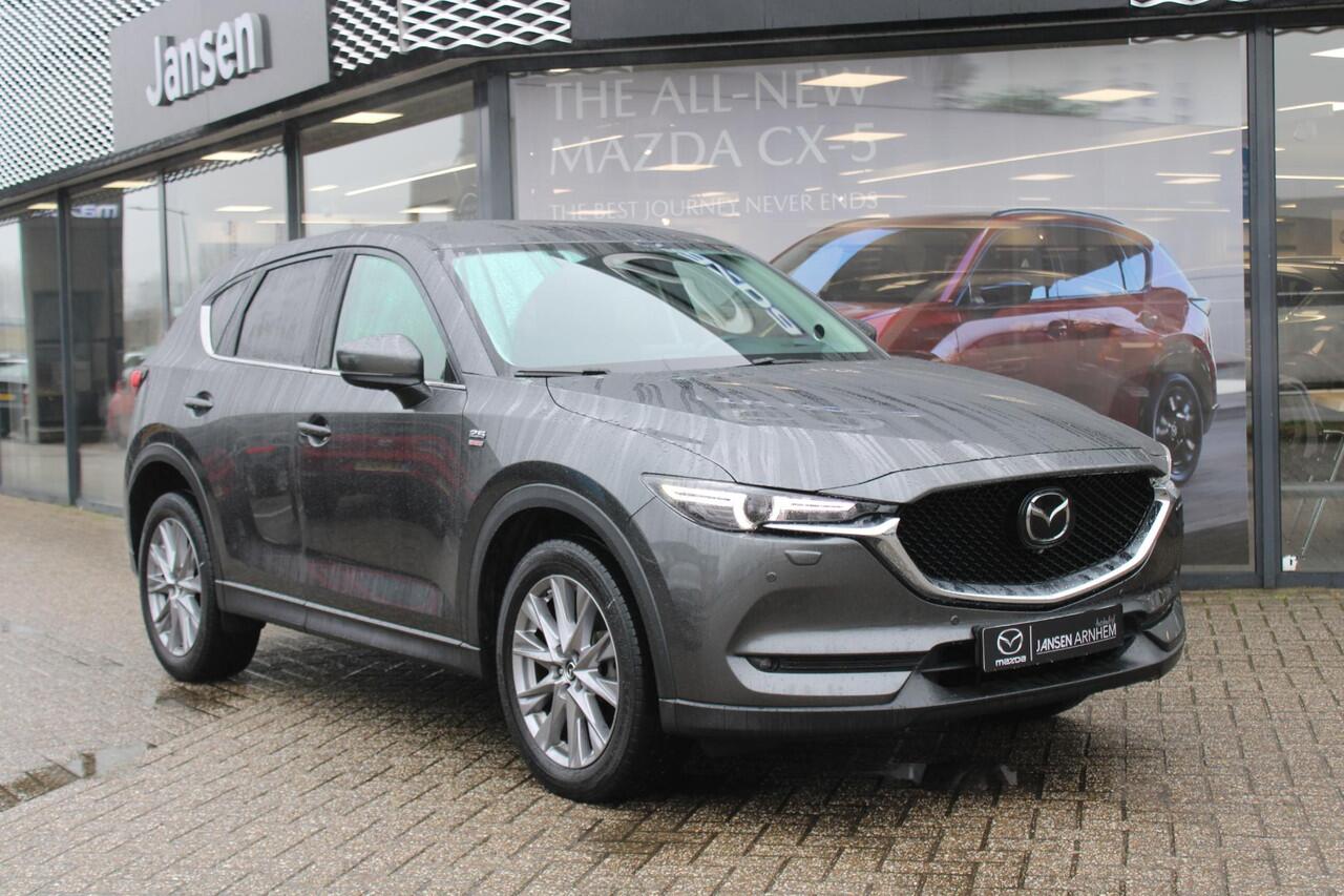 Mazda CX-5 2.5 SkyActiv-G 194 Luxury , Automaat, Trekhaak, Leder, Adap.Cruise, 360 Camera, Bose, HUD, Apple Carplay, Stuur/Stoelverwarming/Ventilatie