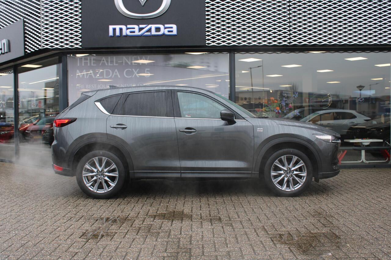 Mazda CX-5 2.5 SkyActiv-G 194 Luxury , Automaat, Trekhaak, Leder, Adap.Cruise, 360 Camera, Bose, HUD, Apple Carplay, Stuur/Stoelverwarming/Ventilatie