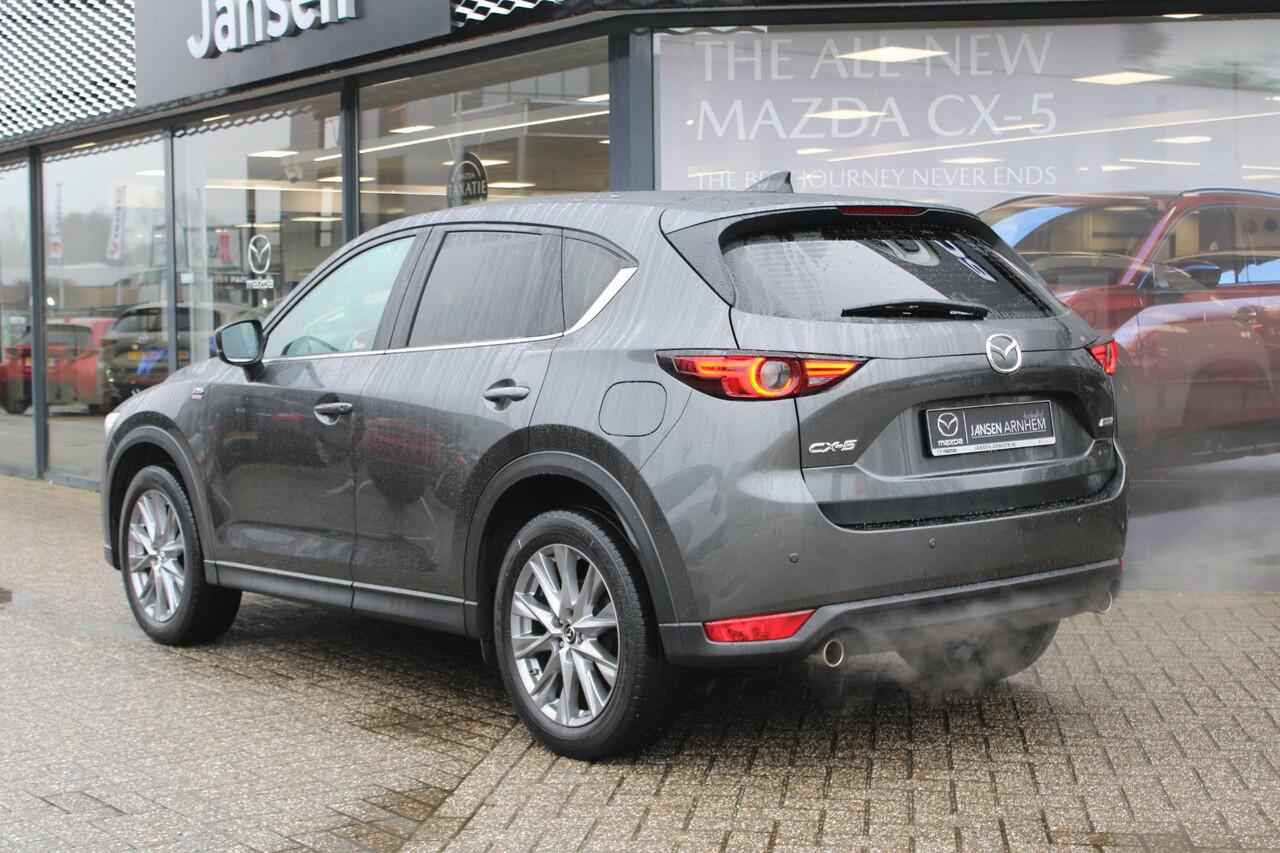 Mazda CX-5 2.5 SkyActiv-G 194 Luxury , Automaat, Trekhaak, Leder, Adap.Cruise, 360 Camera, Bose, HUD, Apple Carplay, Stuur/Stoelverwarming/Ventilatie