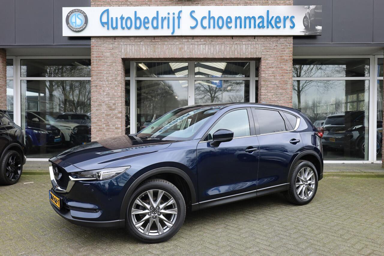 Mazda CX-5 2.0 SkyActiv-G 165 Signature HUD/ADD 360-CAMERA LEER+MEMORY+VENTILATIE TREKHAAK-AFN. CARPLAY 4xSTOELVERW. DAB STUURVERW. 19"LMV BOSE DODEHOEK-DETECTIE ELEK.LAADKLEP