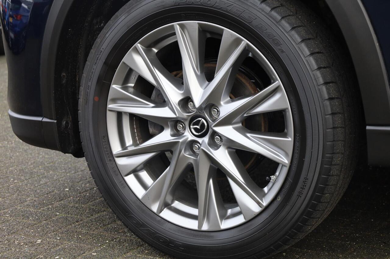 Mazda CX-5 2.0 SkyActiv-G 165 Signature HUD/ADD 360-CAMERA LEER+MEMORY+VENTILATIE TREKHAAK-AFN. CARPLAY 4xSTOELVERW. DAB STUURVERW. 19"LMV BOSE DODEHOEK-DETECTIE ELEK.LAADKLEP