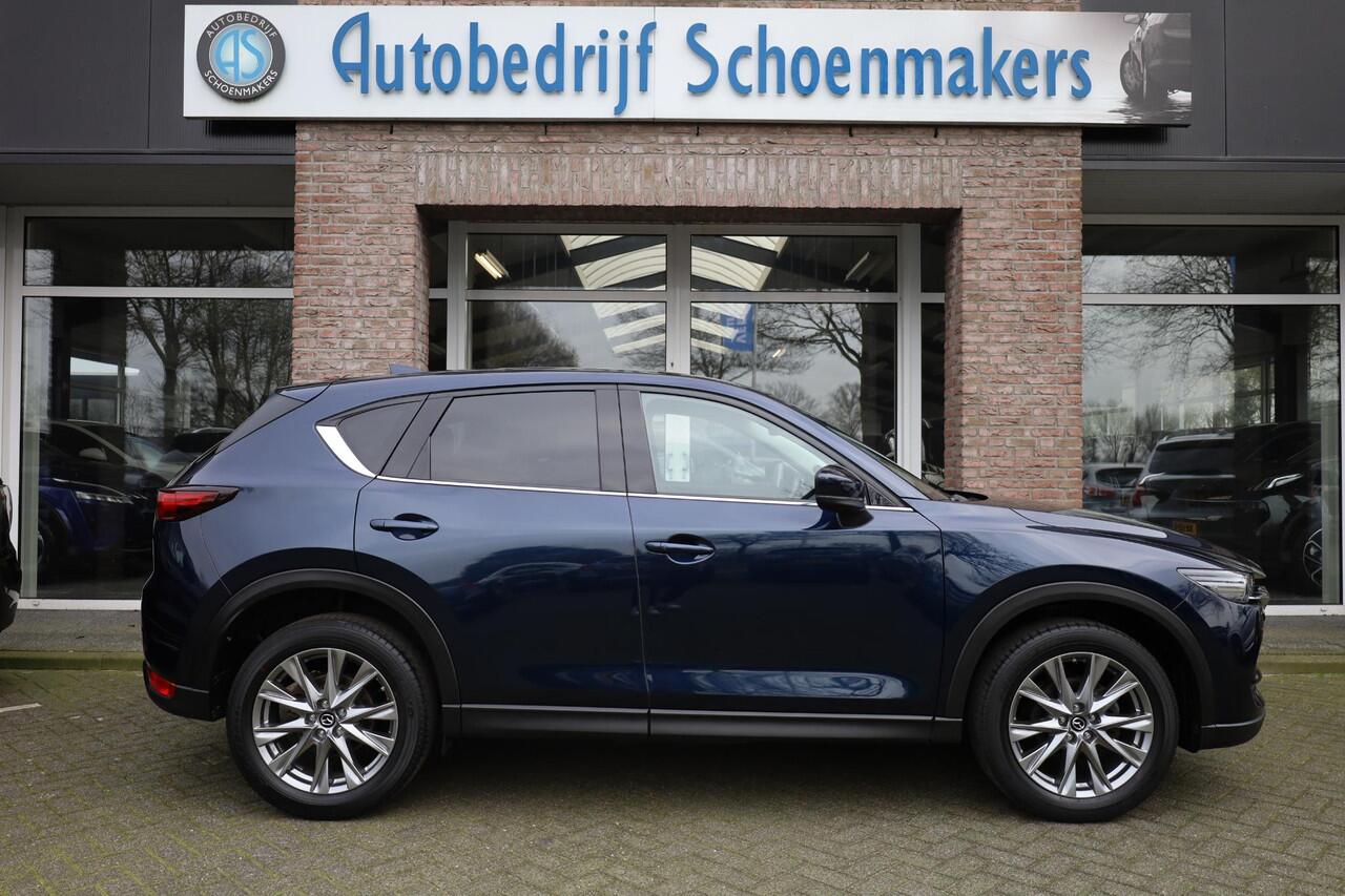 Mazda CX-5 2.0 SkyActiv-G 165 Signature HUD/ADD 360-CAMERA LEER+MEMORY+VENTILATIE TREKHAAK-AFN. CARPLAY 4xSTOELVERW. DAB STUURVERW. 19"LMV BOSE DODEHOEK-DETECTIE ELEK.LAADKLEP