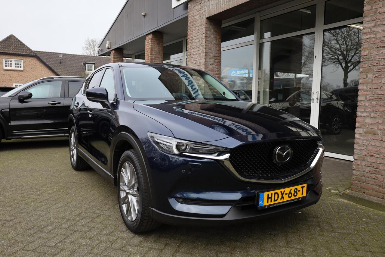 Mazda CX-5 2.0 SkyActiv-G 165 Signature HUD/ADD 360-CAMERA LEER+MEMORY+VENTILATIE TREKHAAK-AFN. CARPLAY 4xSTOELVERW. DAB STUURVERW. 19"LMV BOSE DODEHOEK-DETECTIE ELEK.LAADKLEP