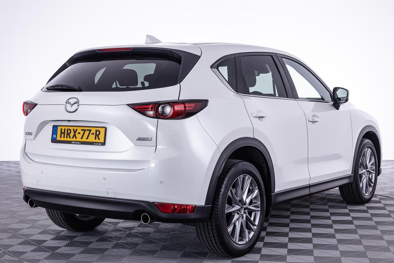 Mazda CX-5 2.5 SkyActiv-G 194 Luxury | AUTOMAAT | APPLE CARPLAY | LEDER | HEAD UP | 360 CAMERA | BOSE AUDIO | HEAD UP | 19 INCH LM | STOELVENTILATIE VOOR |