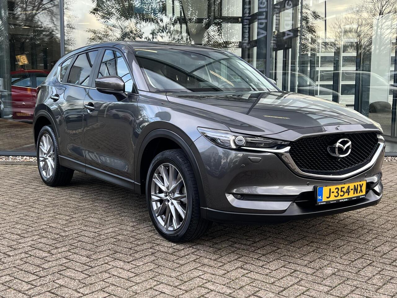 Mazda CX-5 2.0 SkyActiv-G 165 Style Selected AUTOMAAT | TREKHAAK | BOSE | ELEKTR. STOELEN | DODEHOEKDETECTIE | STOEL- EN STUURVERWARMING | LEDER | 360° CAMERA | PARKEERSENSOREN V+A | CARPLAY |