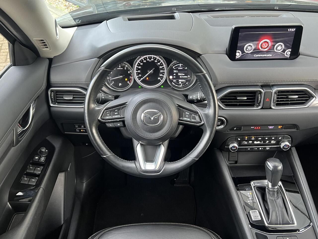 Mazda CX-5 2.0 SkyActiv-G 165 Style Selected AUTOMAAT | TREKHAAK | BOSE | ELEKTR. STOELEN | DODEHOEKDETECTIE | STOEL- EN STUURVERWARMING | LEDER | 360° CAMERA | PARKEERSENSOREN V+A | CARPLAY |