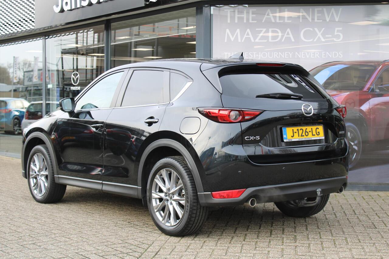 Mazda CX-5 2.0 SkyActiv-G 165 Style Selected , Automaat, Trekhaak, Leder, Bose, Clima, Cruise, 360 Camera, LMV 19 Inch, Navi, Apple Carplay, Stuur/Stoelverwarming