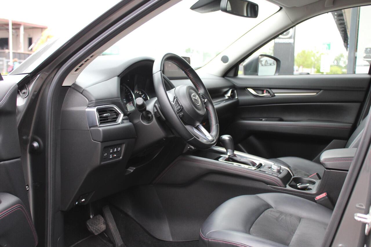 Mazda CX-5 2.5 SkyActiv-G 194 Sportive , Automaat, Half Leder, Adap.Cruise, 360 Camera, Bose, Navi, Apple, LMV 19 Inch, Stuur/Stoelverwarming