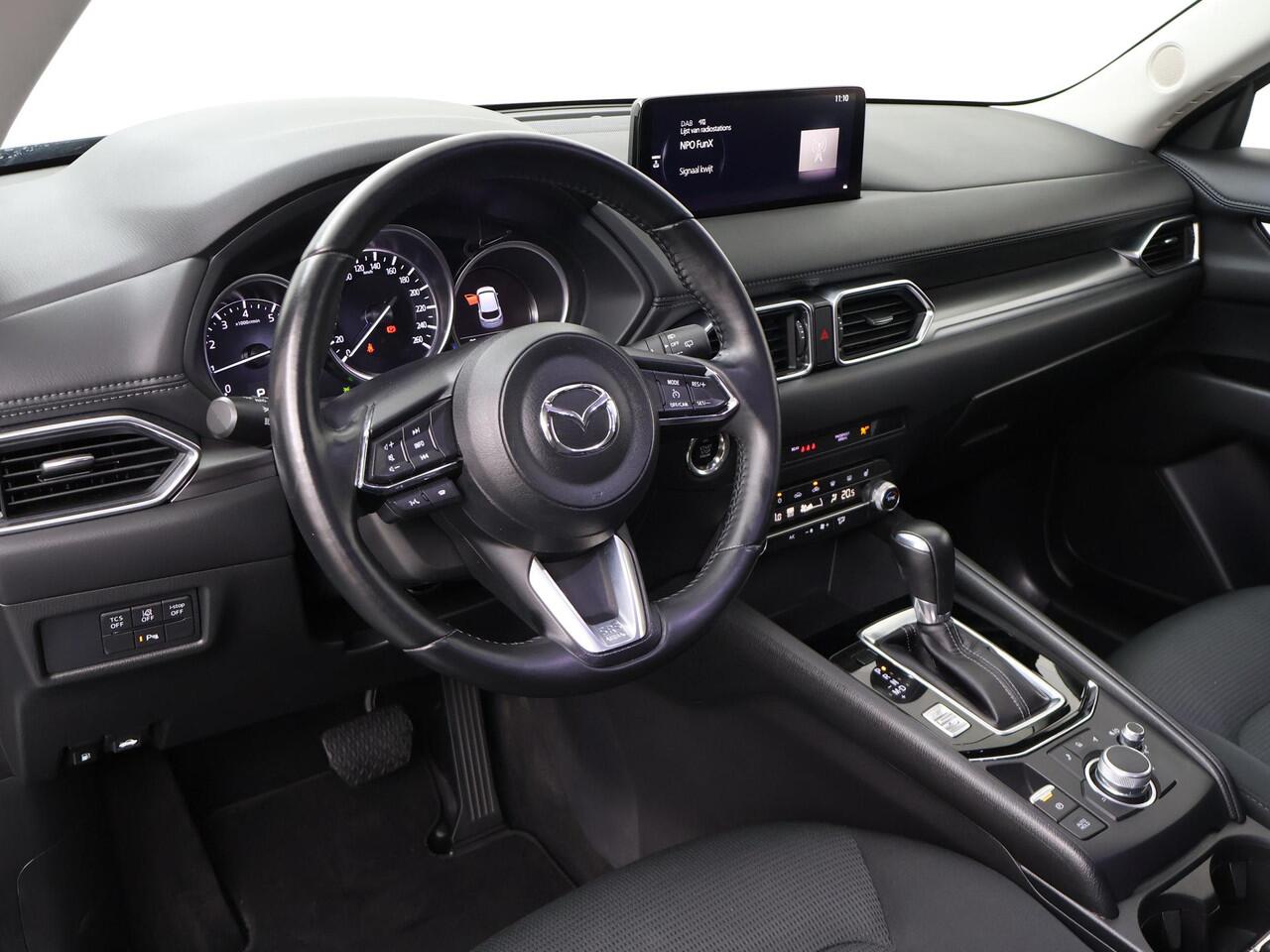 Mazda CX-5 2.0 SkyActiv-G 165 Comfort | 165 PK | Automaat | Multifunctioneel stuurwiel | Spraakbediening | Cruise control | Automatische verlichting | Dab+ | Bluetooth | Navigatie | PDC Voor + Achter | Stuurverwarming | Stoelverwarming | Climate | Autohold |