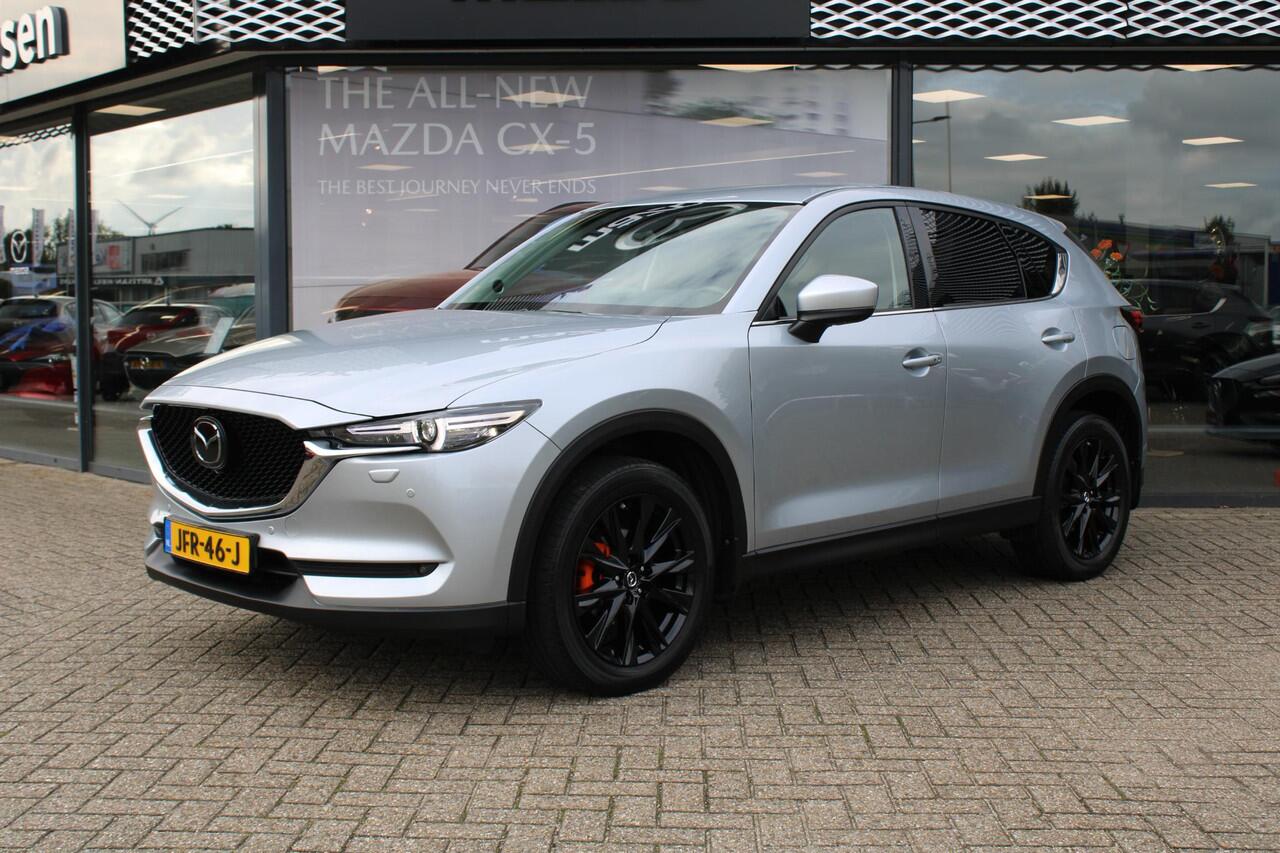 Mazda CX-5 2.5 4WD SkyActiv-G 194 Sportive , Automaat, Trekhaak, Half Leder, Bose, 360 Camera, Adap. Cruise, LMV 19 Inch, AWD, Clima, Stoelverwarming, Stuurverwarming, HUD