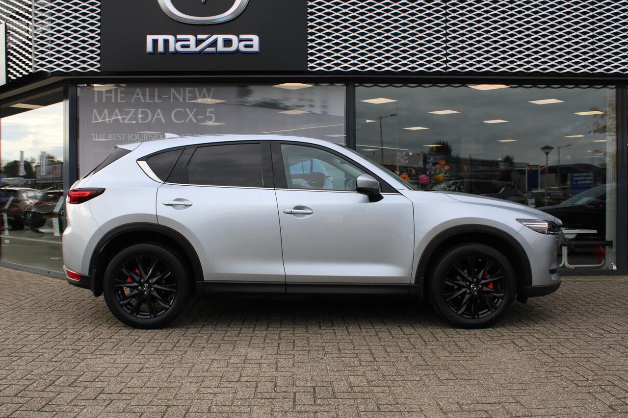 Mazda CX-5 2.5 4WD SkyActiv-G 194 Sportive , Automaat, Trekhaak, Half Leder, Bose, 360 Camera, Adap. Cruise, LMV 19 Inch, AWD, Clima, Stoelverwarming, Stuurverwarming, HUD
