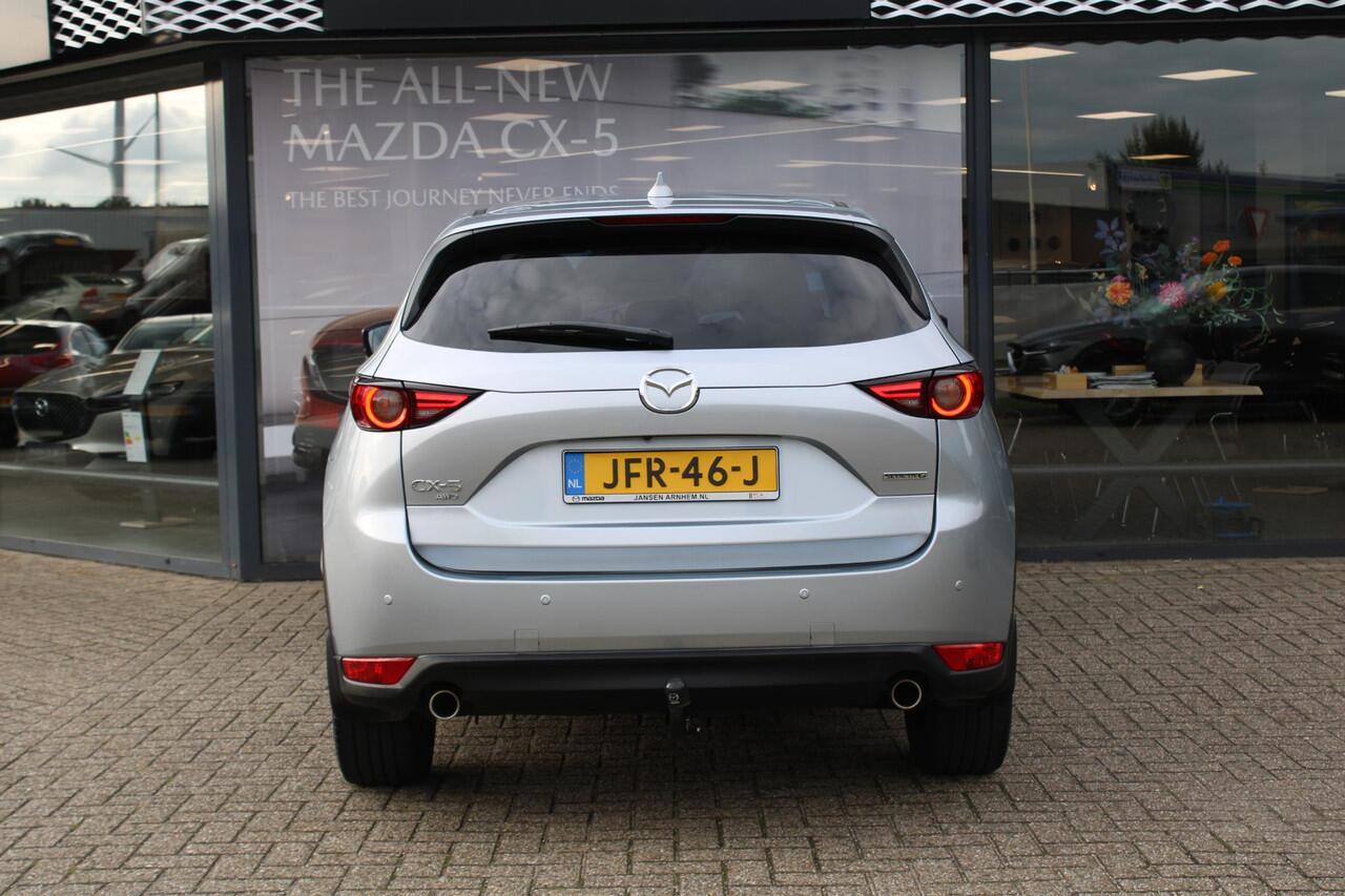 Mazda CX-5 2.5 4WD SkyActiv-G 194 Sportive , Automaat, Trekhaak, Half Leder, Bose, 360 Camera, Adap. Cruise, LMV 19 Inch, AWD, Clima, Stoelverwarming, Stuurverwarming, HUD