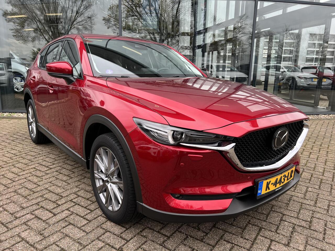 Mazda CX-5 2.0 SkyActiv-G 165 Luxury TREKHAAK | 360 CAMERA | LEDER | HEAD-UP | STOEL VERWARMING | STOEL VENTILATIE | NED. AUTO | DEALER ONDERHOUDEN | LAGE KM STAND 53.273