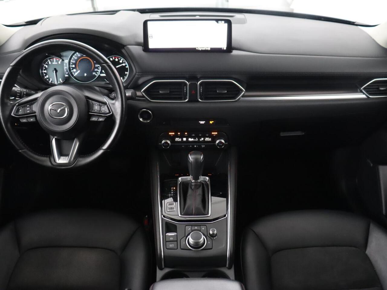 Mazda CX-5 2.0 SkyActiv-G 165 Sportive | Leder/Alcantara | Trekhaak | Head-Up | Adaptive cruise | 360 Camera | Stoel & stuurverwarming | Navigatie | Full LED | Keyless | Carplay | 19'' lichtmetalen velgen