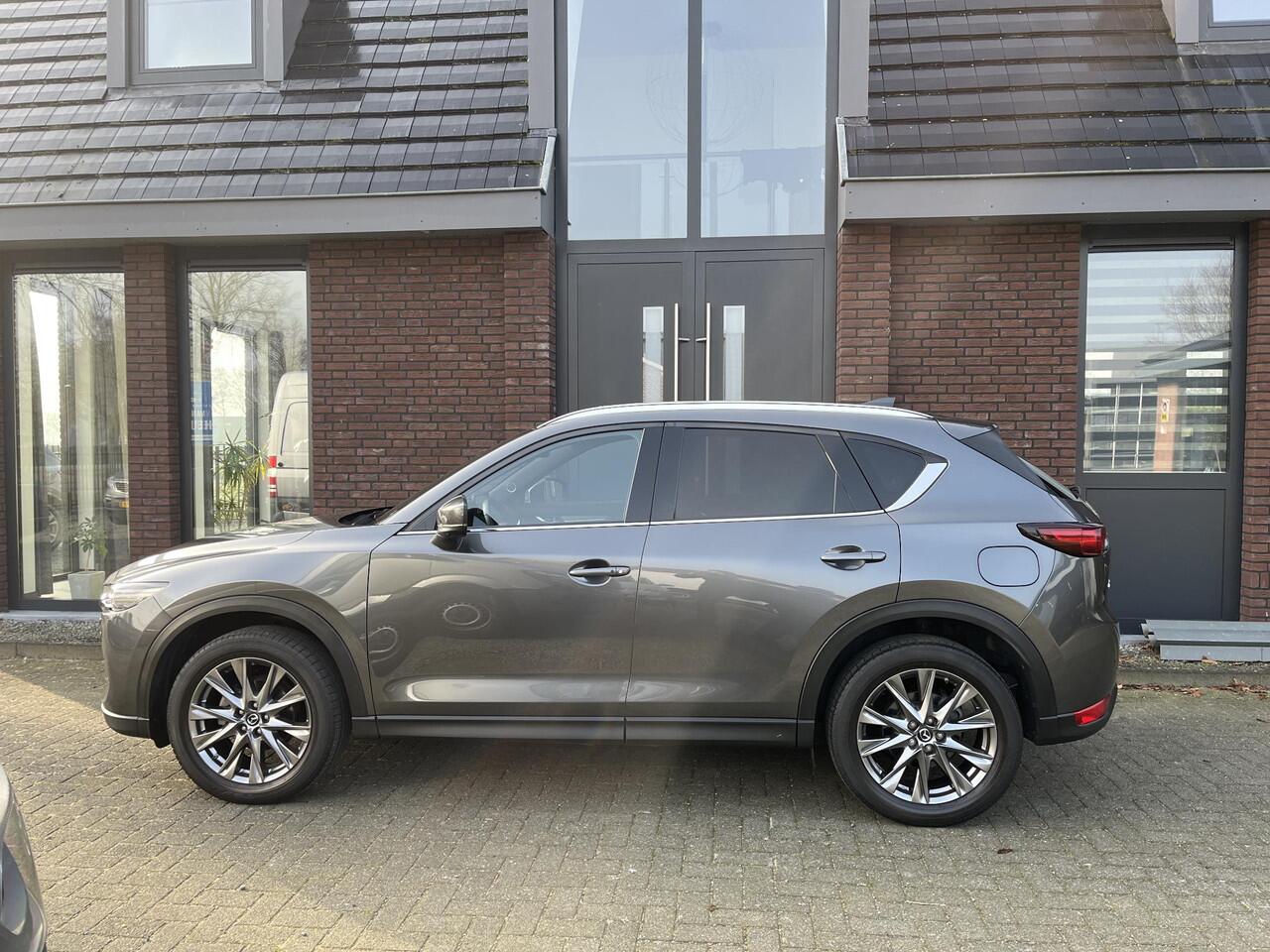 Mazda CX-5 2.5 SkyActiv-G 194 Luxury LEDER | APPLE CARPLAY / ANDROID AUTO | NAV | TREKHAAK WEGKLAPB. | ADAPTIVE CRUISE CONTROL | PANORAMADAK | 360 CAMERA | BOSE
