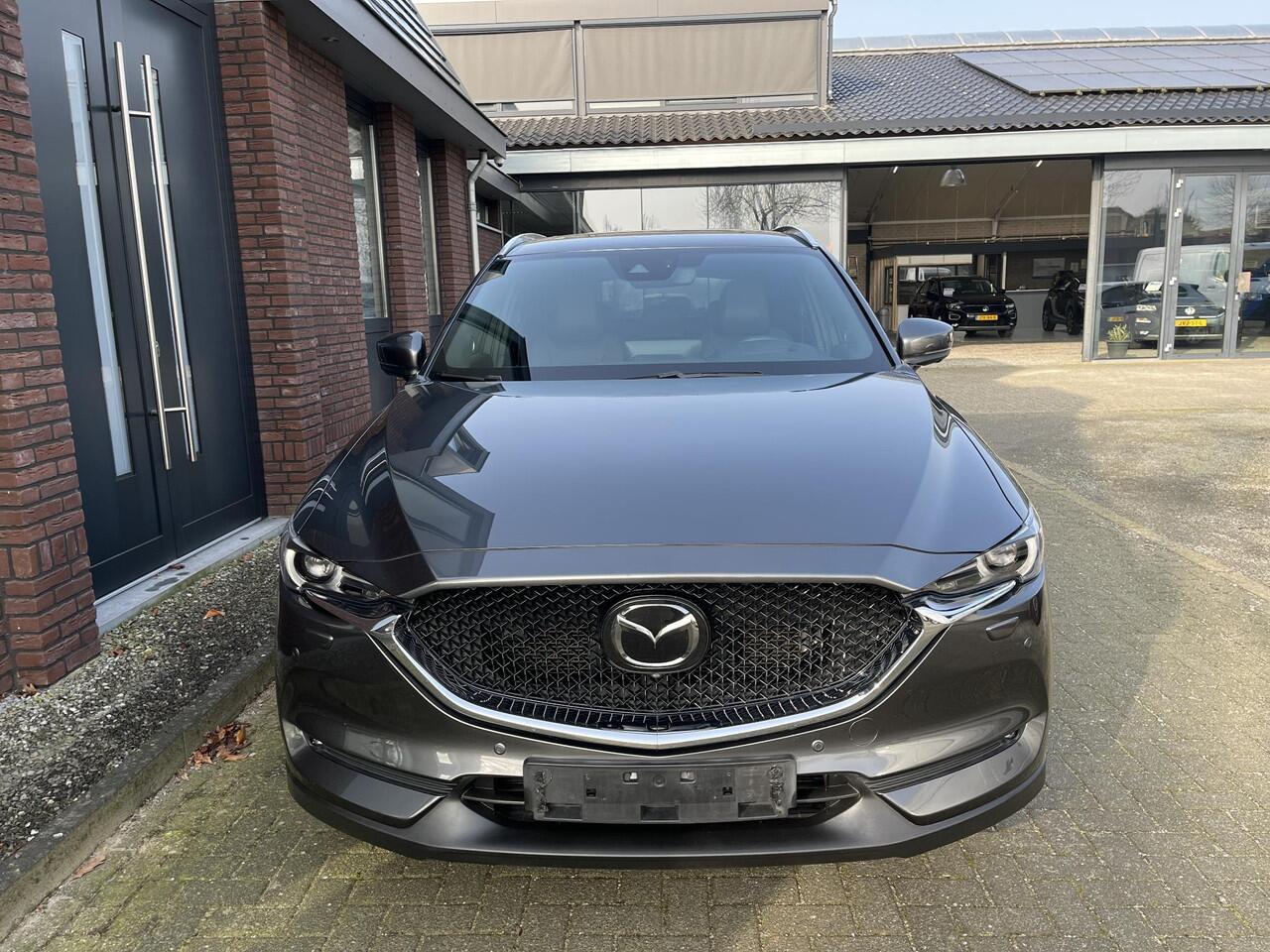 Mazda CX-5 2.5 SkyActiv-G 194 Luxury LEDER | APPLE CARPLAY / ANDROID AUTO | NAV | TREKHAAK WEGKLAPB. | ADAPTIVE CRUISE CONTROL | PANORAMADAK | 360 CAMERA | BOSE